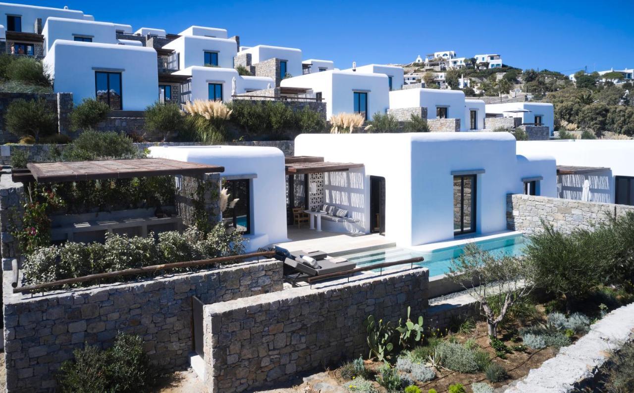 ホテル Kalesma Mykonos オルノス エクステリア 写真