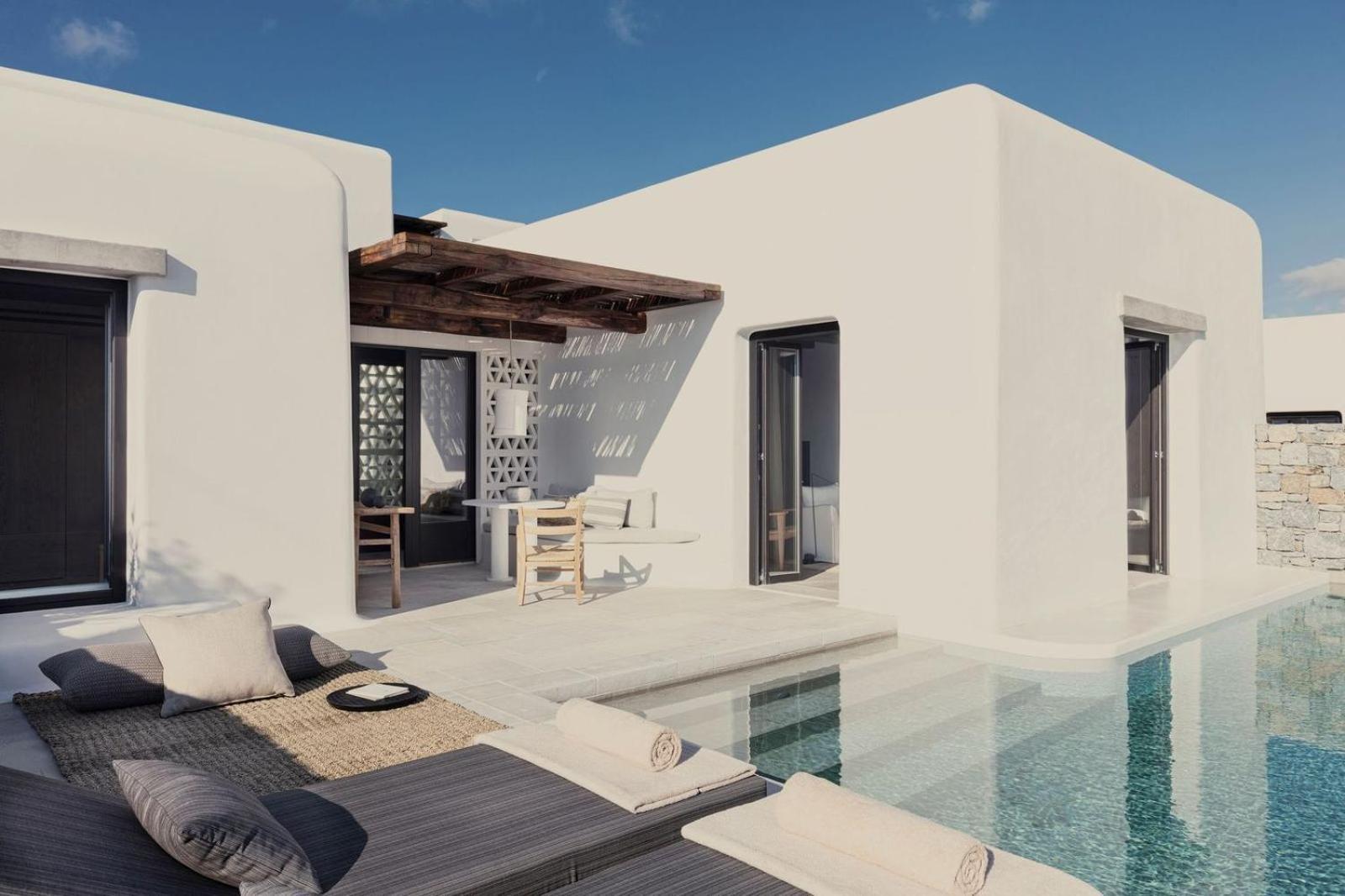 ホテル Kalesma Mykonos オルノス 部屋 写真
