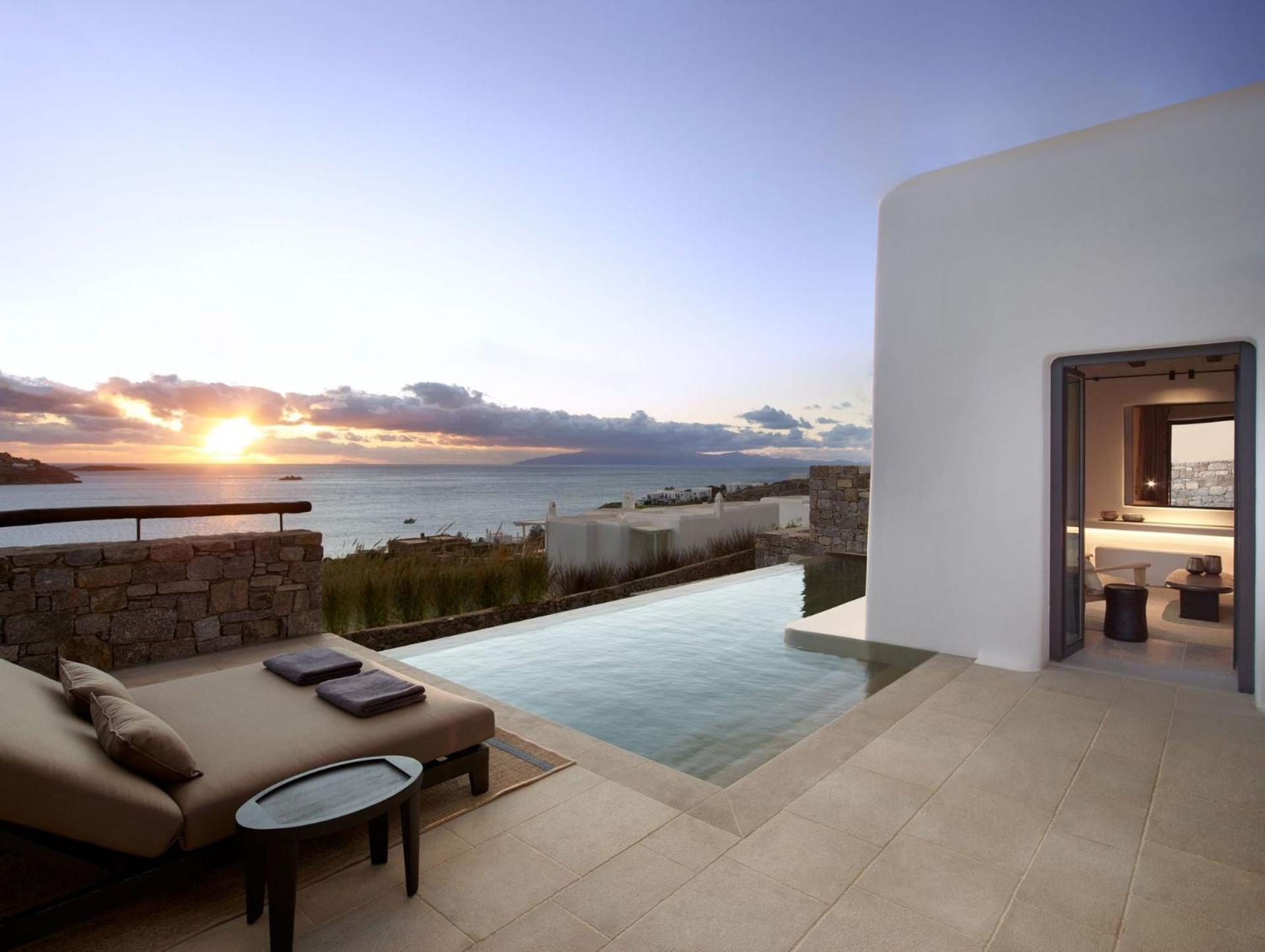 ホテル Kalesma Mykonos オルノス 部屋 写真