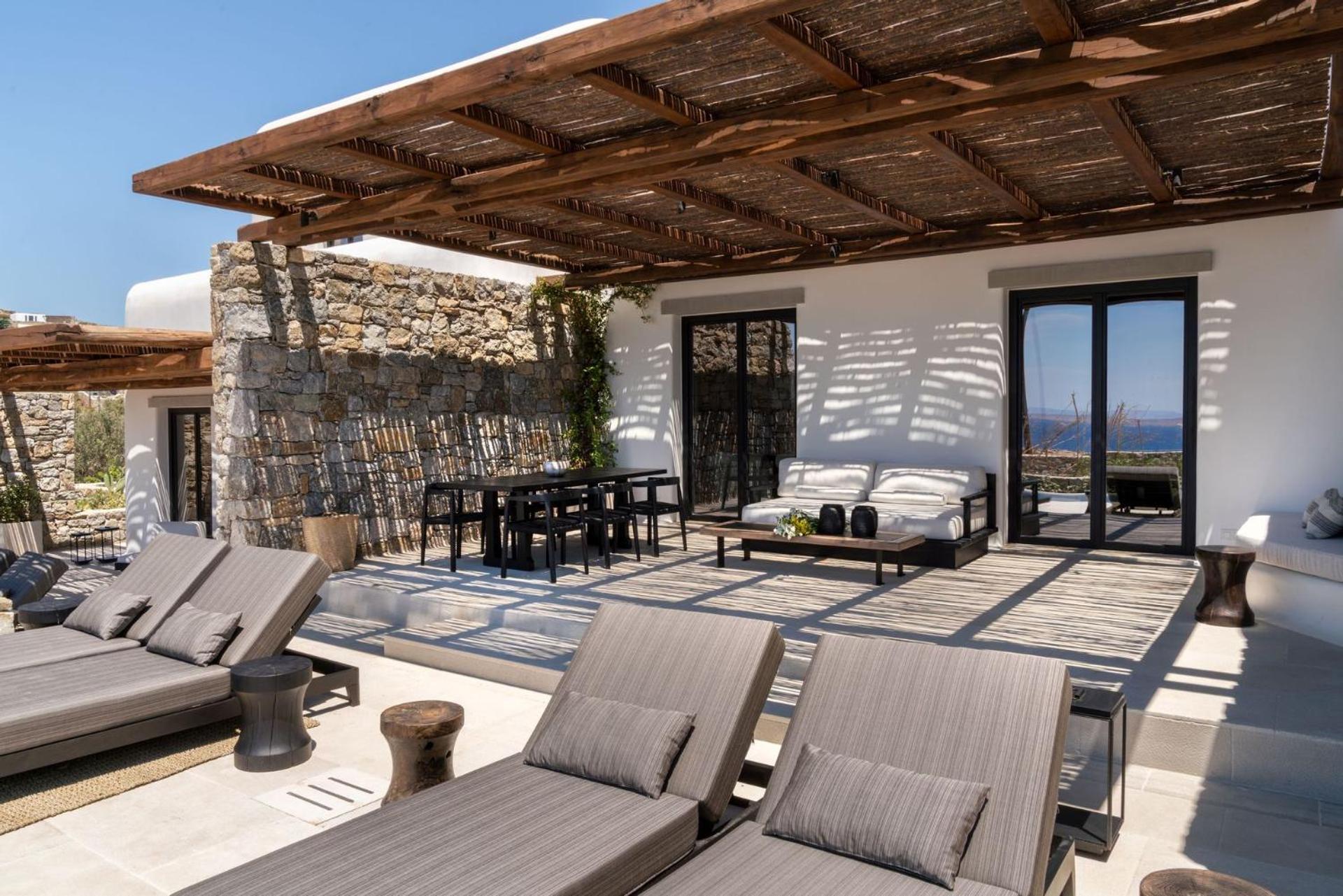 ホテル Kalesma Mykonos オルノス 部屋 写真
